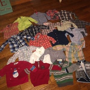 Baby Boy Button-ups and sweaters